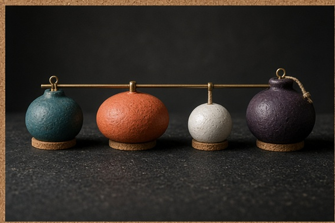 One daily rhythm object landing on cork